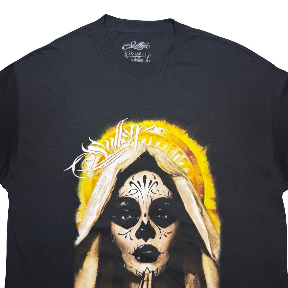 Sullen‎ art collective Mexican Mexico culture skull bones tattoo shirt
